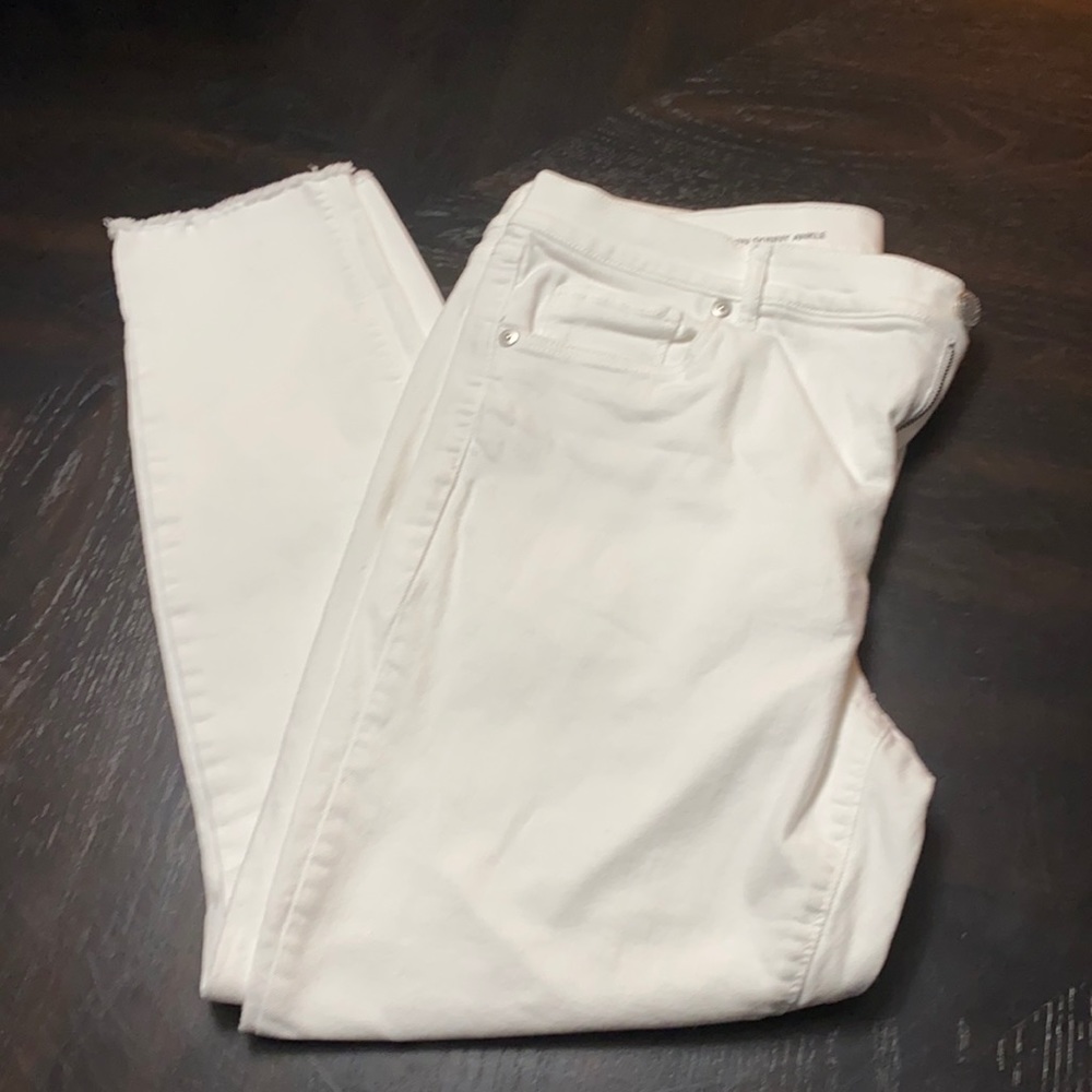 Loft modern skinny ankle jeans size 14